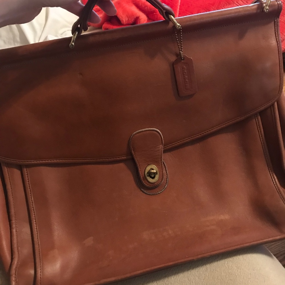 Vintage Coach Messenger Bag / Briefcase